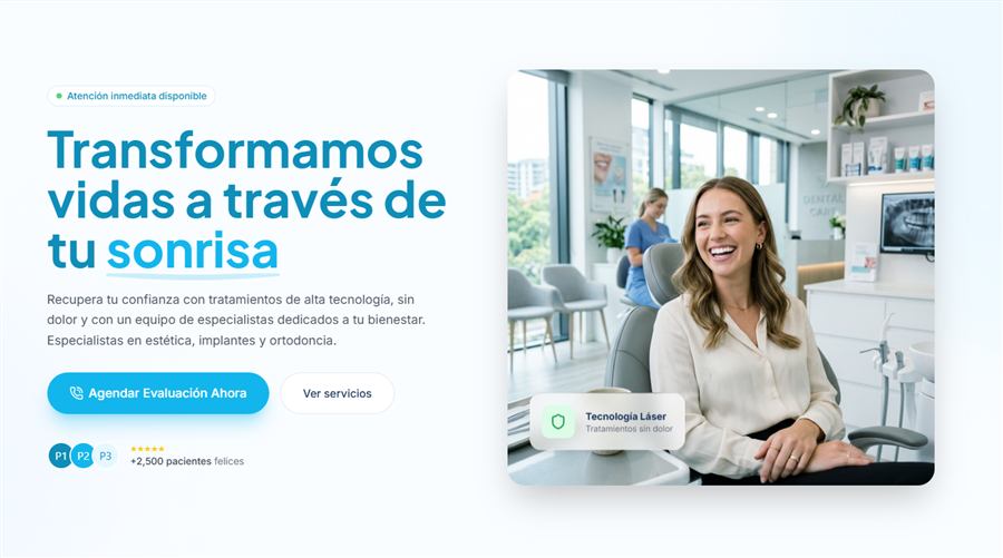 Demo del sitio Sonrisa Dental
